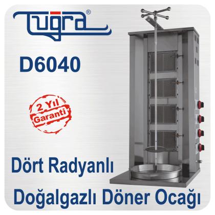Doğalgazlı 4 Radyanlı Döner Ocağı